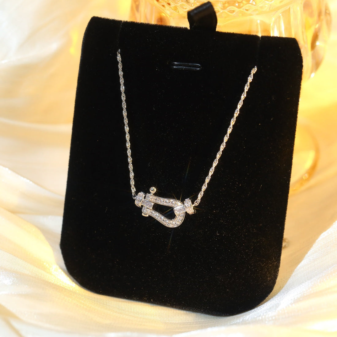 [Garvey ]FORCE 10 DIAMOND SILVER NECKLACE MINI MODEL
