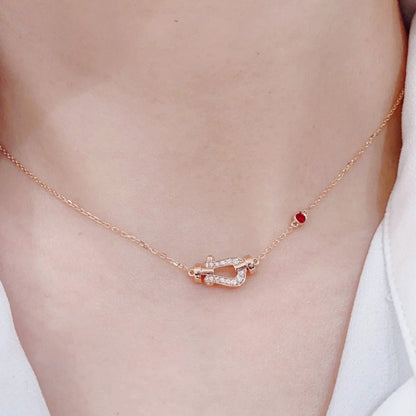 [Garvey ]FORCE 10 DIAMOND PINK GOLD NECKLACE