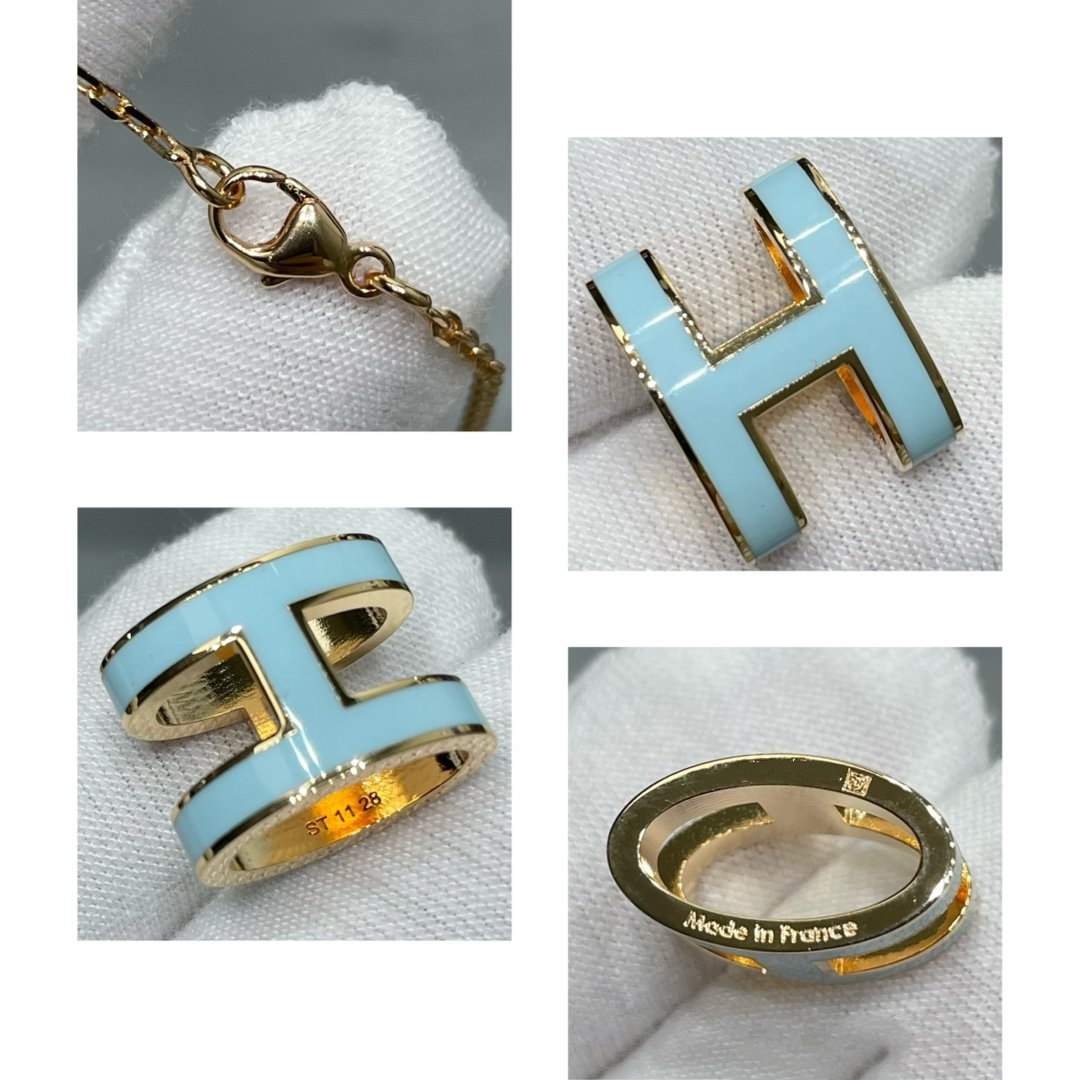 [Garvey ]POP H SKY BLUE NECKLACE