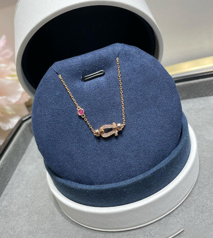 [Garvey ]FORCE 10 DIAMOND CHAIN LINK PINK GOLD BRACELET