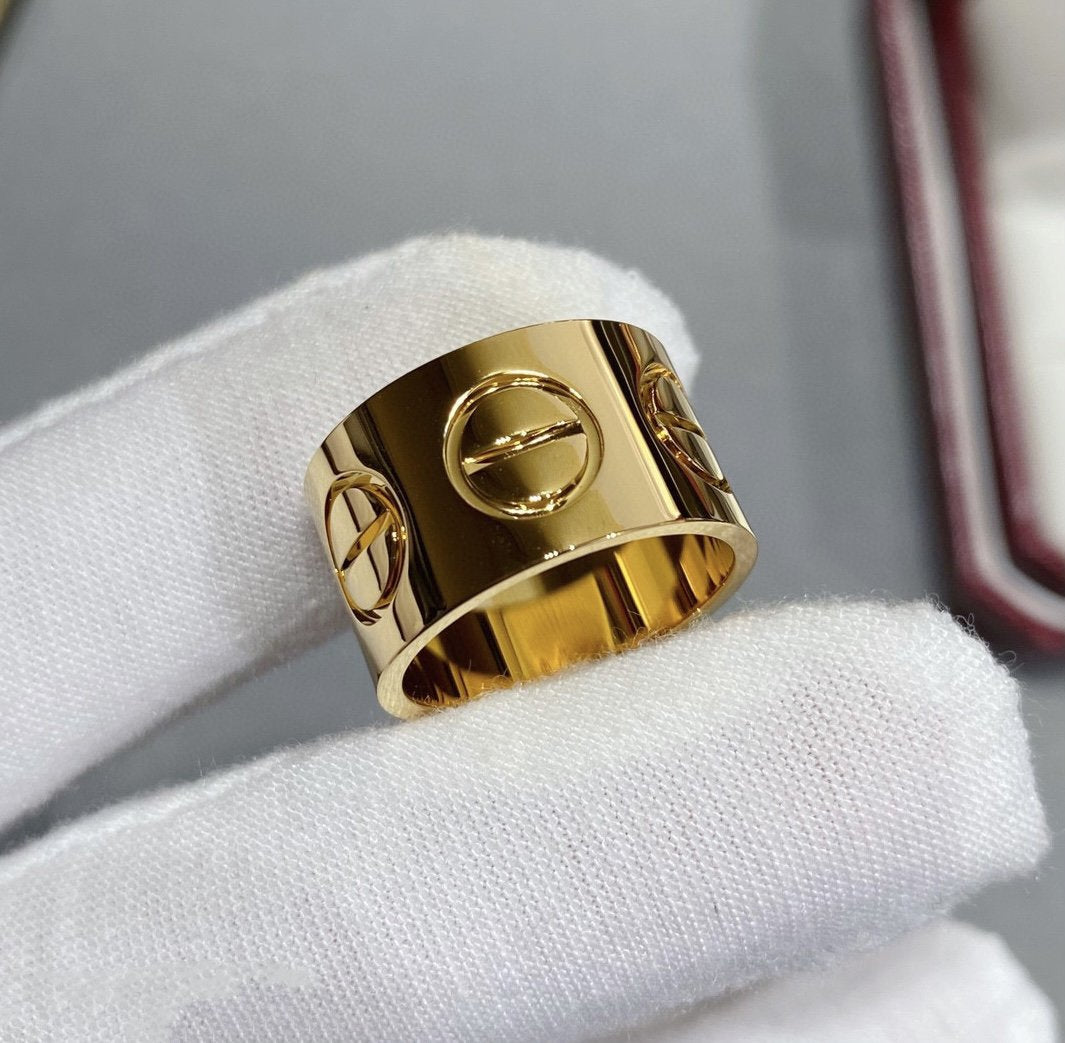 [Garvey ]LOVE 11MM LARGE RING