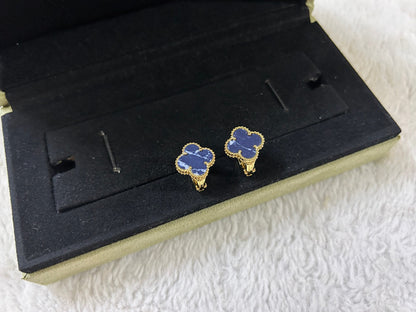 [Garvey ]CLOVER PIETERSITE MEDIUM STUD EARRINGS