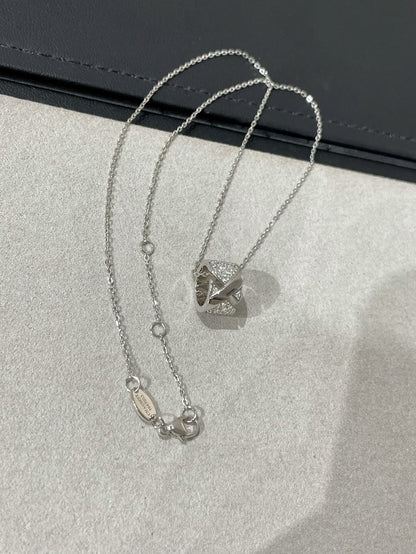 [Garvey ]LIENS EVIDENCE DIAMOND PAVED NECKLACE