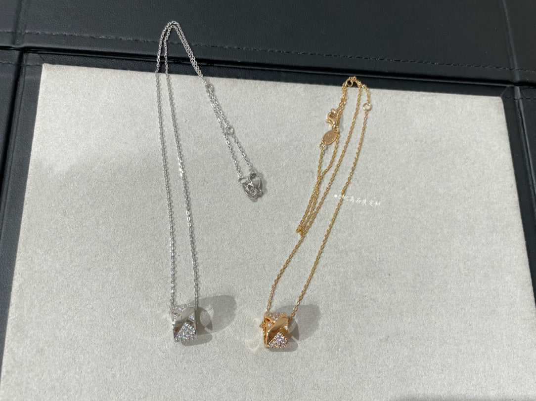 [Garvey]LIENS EVIDENCE DIAMOND PAVED NECKLACE