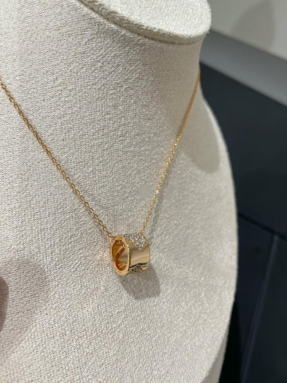 [Garvey ]LIENS EVIDENCE DIAMOND PAVED NECKLACE