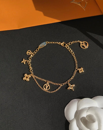 [Garvey ]BLOOMING PINK GOLD MOP BRACELET
