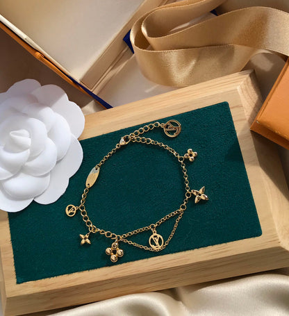 [Garvey ]BLOOMING PINK GOLD MOP BRACELET