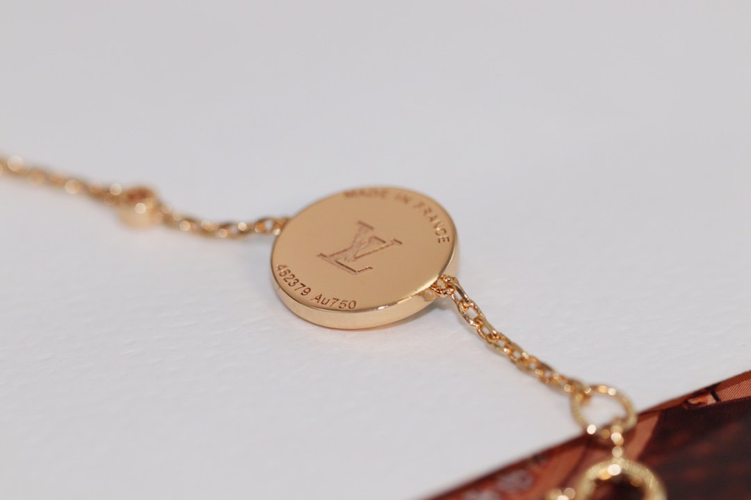 [Garvey]STAR AND SUN 4 MOTIF ROSE GOLD MALACHITE BRACELET