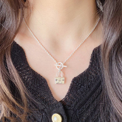 [Garvey]CONSTANCE PEDANT SILVER NECKLACE