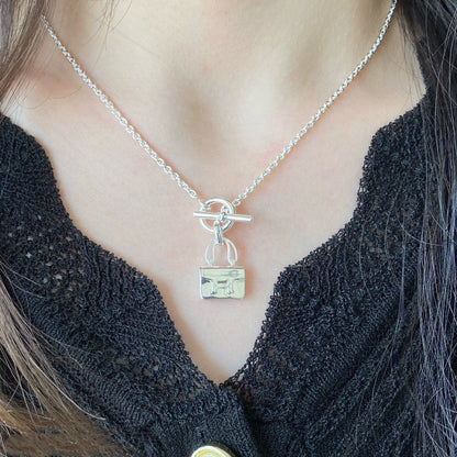 [Garvey ]CONSTANCE PEDANT SILVER NECKLACE