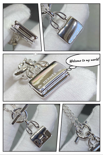 [Garvey ]CONSTANCE PEDANT SILVER NECKLACE