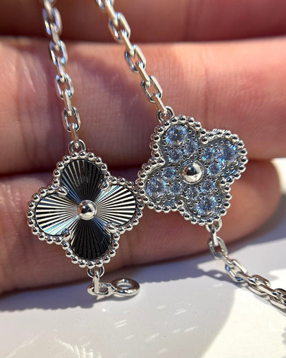 [Garvey ] CLOVER 5 MOTIF LASER BRACELET COLLECTION