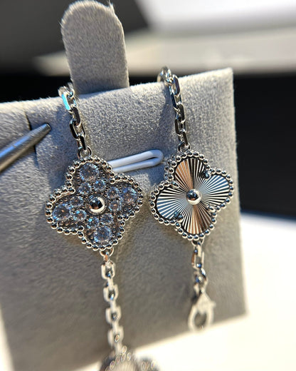 [Garvey ] CLOVER 5 MOTIF LASER BRACELET COLLECTION