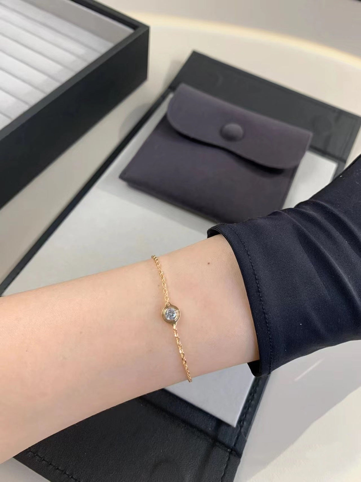 [Garvey ]DAMOUR DIAMOND LINK BRACELET