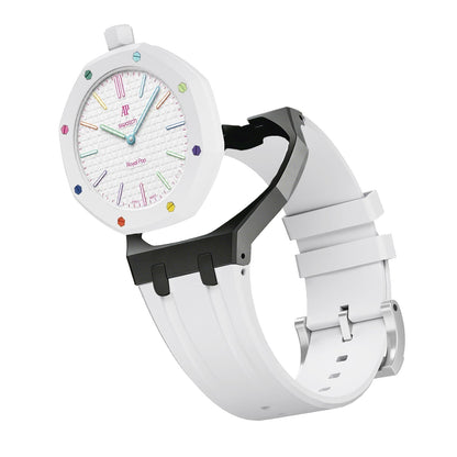 [Garvey]Royal Oak Pop Exclusive Bioceramic Case & Silicone Strap Mix Color