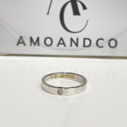 [Garvey ]LOVE RING 4MM 1 DIAMOND