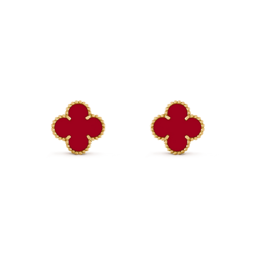 [Garvey ]CLOVER MEDIUM 1 MOTIFS CARNELIAN  EARRINGS