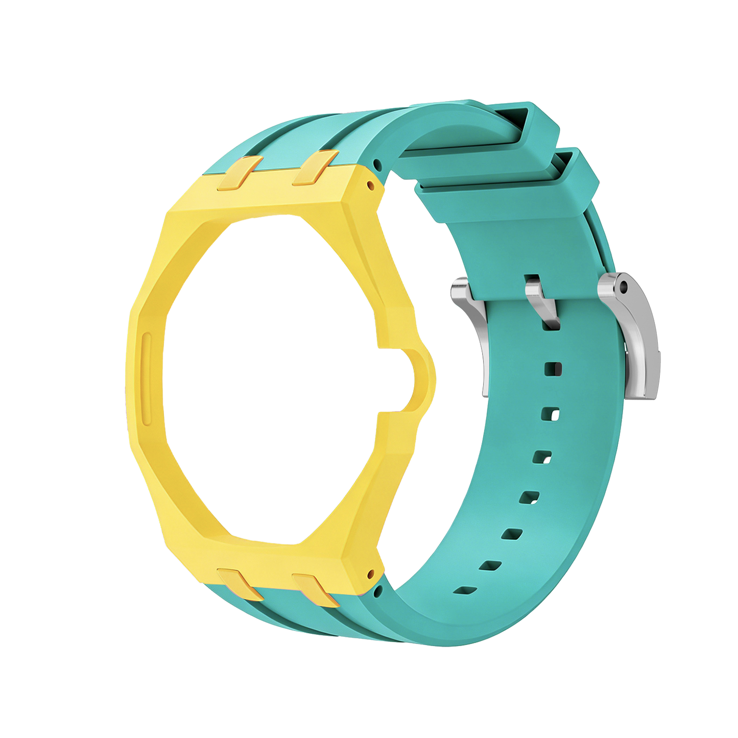 [Garvey]Royal Oak Pop Exclusive Bioceramic Case & Silicone Strap Mix Color
