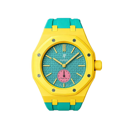 [Garvey]Royal Oak Pop Exclusive Bioceramic Case & Silicone Strap Mix Color