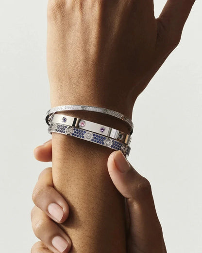 [Garvey]CLASSIC 6.1MM LOVE BRACELET 10-DIAMOND FULL PAVÉ