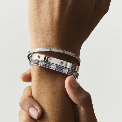 [Garvey]CLASSIC 6.1MM LOVE BRACELET 10-DIAMOND MULTICOLOR