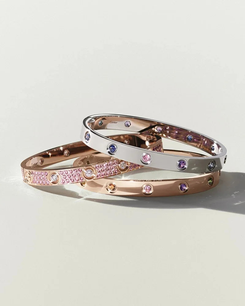 [Garvey]CLASSIC 6.1MM LOVE BRACELET 10-DIAMOND FULL PAVÉ