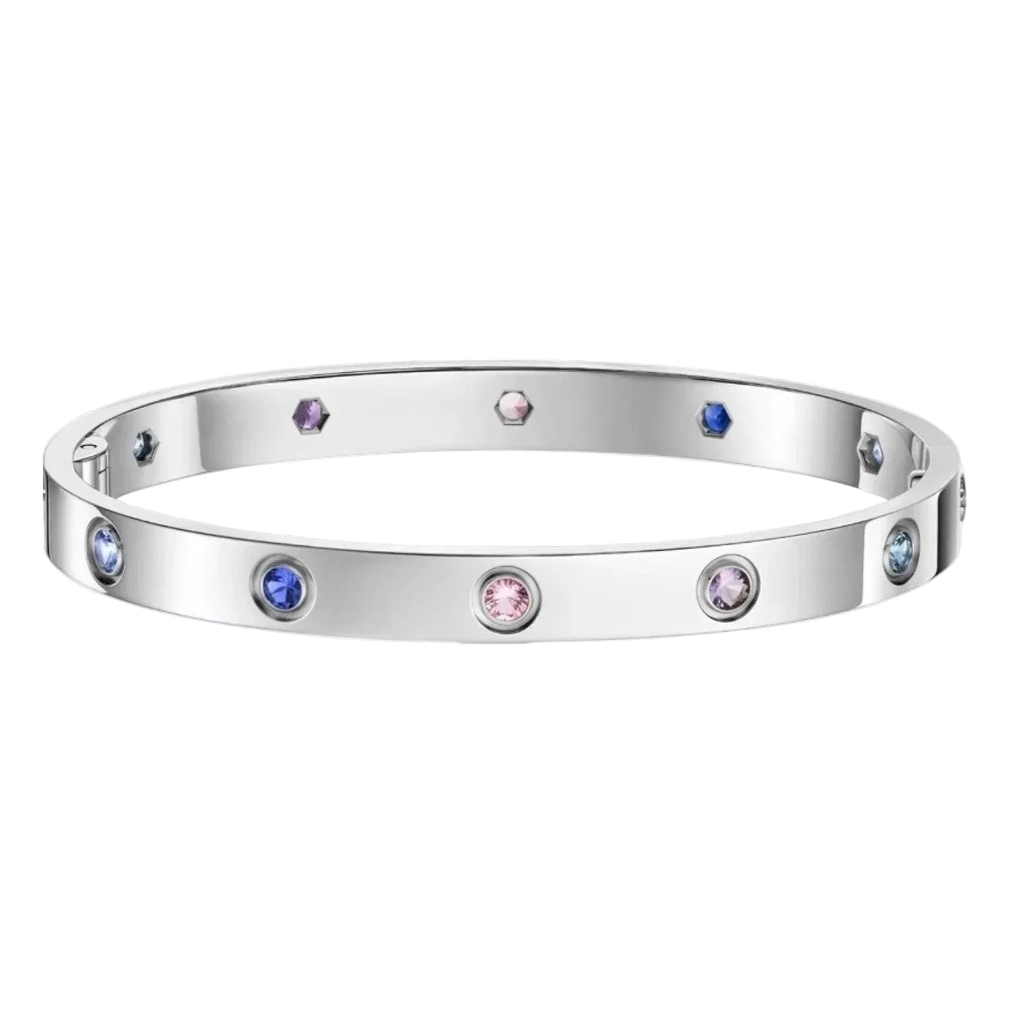 [Garvey]CLASSIC 6.1MM LOVE BRACELET 10-DIAMOND MULTICOLOR