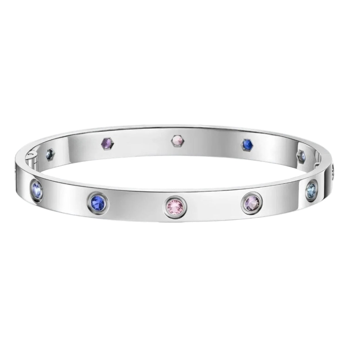 [Garvey]CLASSIC 6.1MM LOVE BRACELET 10-DIAMOND MULTICOLOR