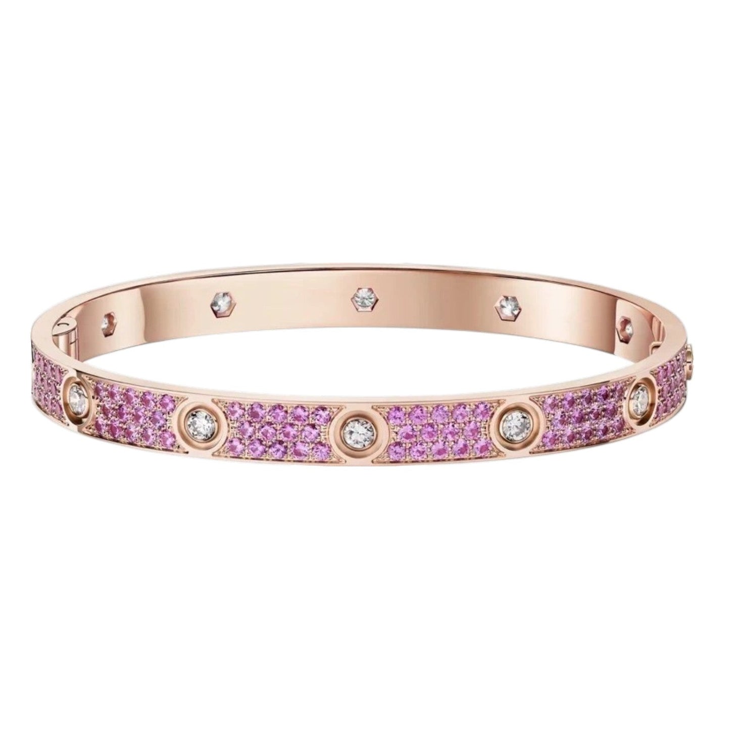 [Garvey]CLASSIC 6.1MM LOVE BRACELET 10-DIAMOND FULL PAVÉ