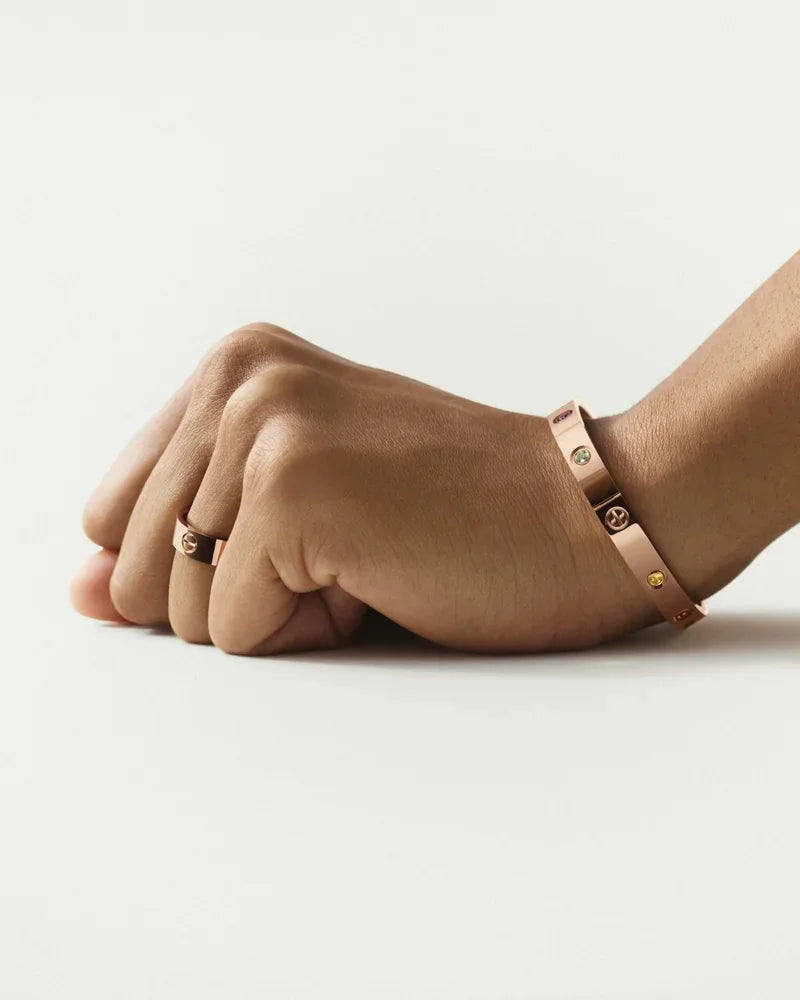 [Garvey]CLASSIC 6.1MM LOVE BRACELET 10-DIAMOND FULL PAVÉ