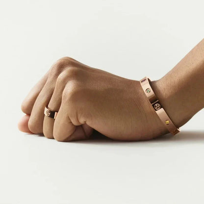 [Garvey]CLASSIC 6.1MM LOVE BRACELET 10-DIAMOND MULTICOLOR
