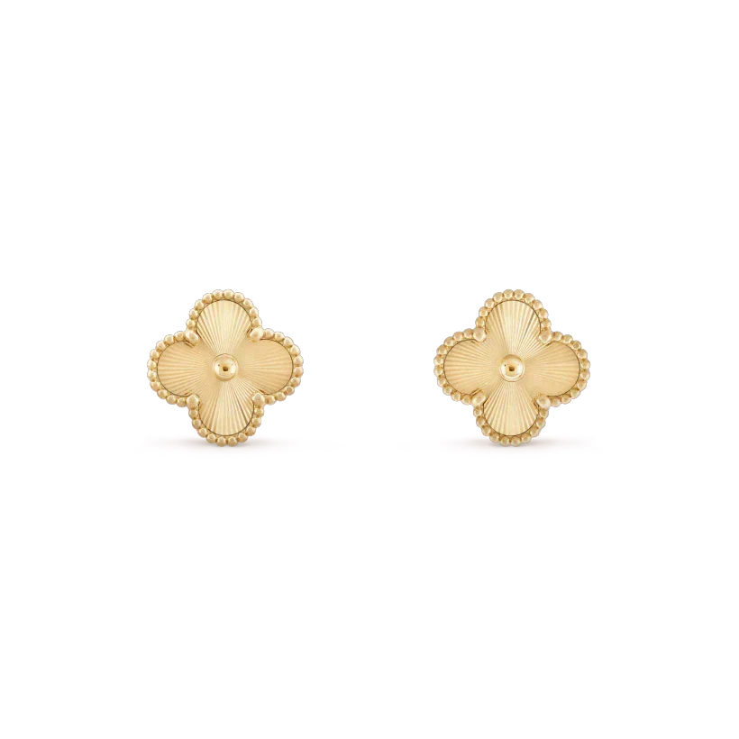 [Garvey ]CLOVER MINI 9.5MM LASER EARRINGS