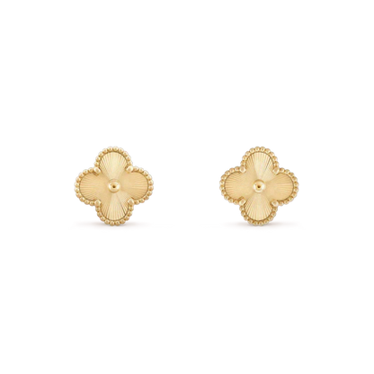 [Garvey ]CLOVER MINI 9.5MM LASER EARRINGS
