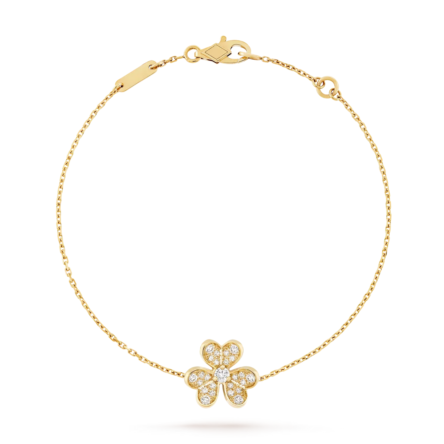 [Garvey]LUMINOUS BLOSSOM SINGLE-MOTIF CHARM BRACELET