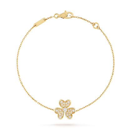 [Garvey]LUMINOUS BLOSSOM SINGLE-MOTIF CHARM BRACELET