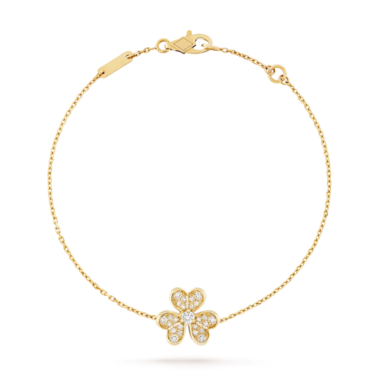 [Garvey]LUMINOUS BLOSSOM SINGLE-MOTIF CHARM BRACELET
