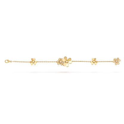 [Garvey]LUMINOUS BLOSSOM 5-MOTIF CHARM BRACELET