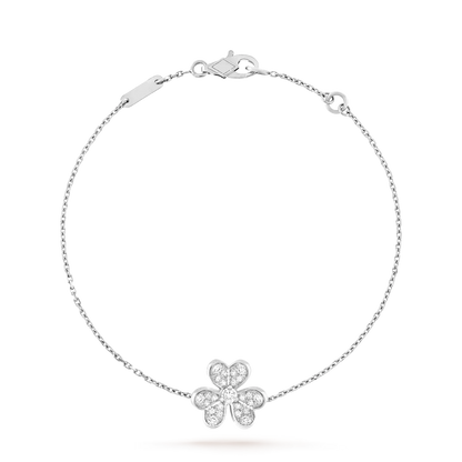 [Garvey]LUMINOUS BLOSSOM SINGLE-MOTIF CHARM BRACELET