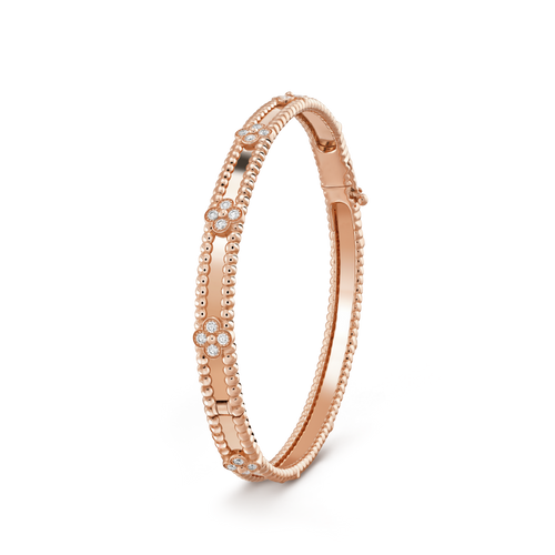 [Garvey ]CLOVER BRACELET 4MM DIAMONDS