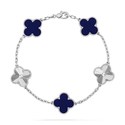 [Garvey ]CLOVER 5 MOTIF LAPIS LAZULI BRACELET COLLECTION