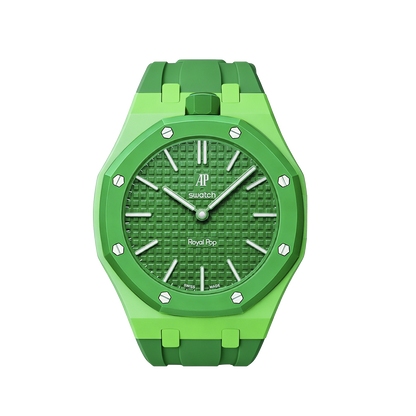 [Garvey]Royal Oak Pop Exclusive Bioceramic Case & Silicone Strap Mix Color