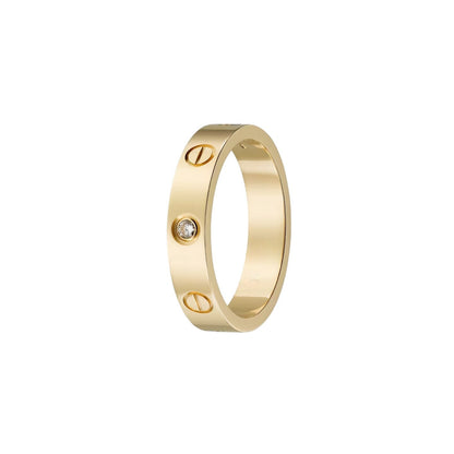 [Garvey]LOVE 4MM 1 DIAMOND RING