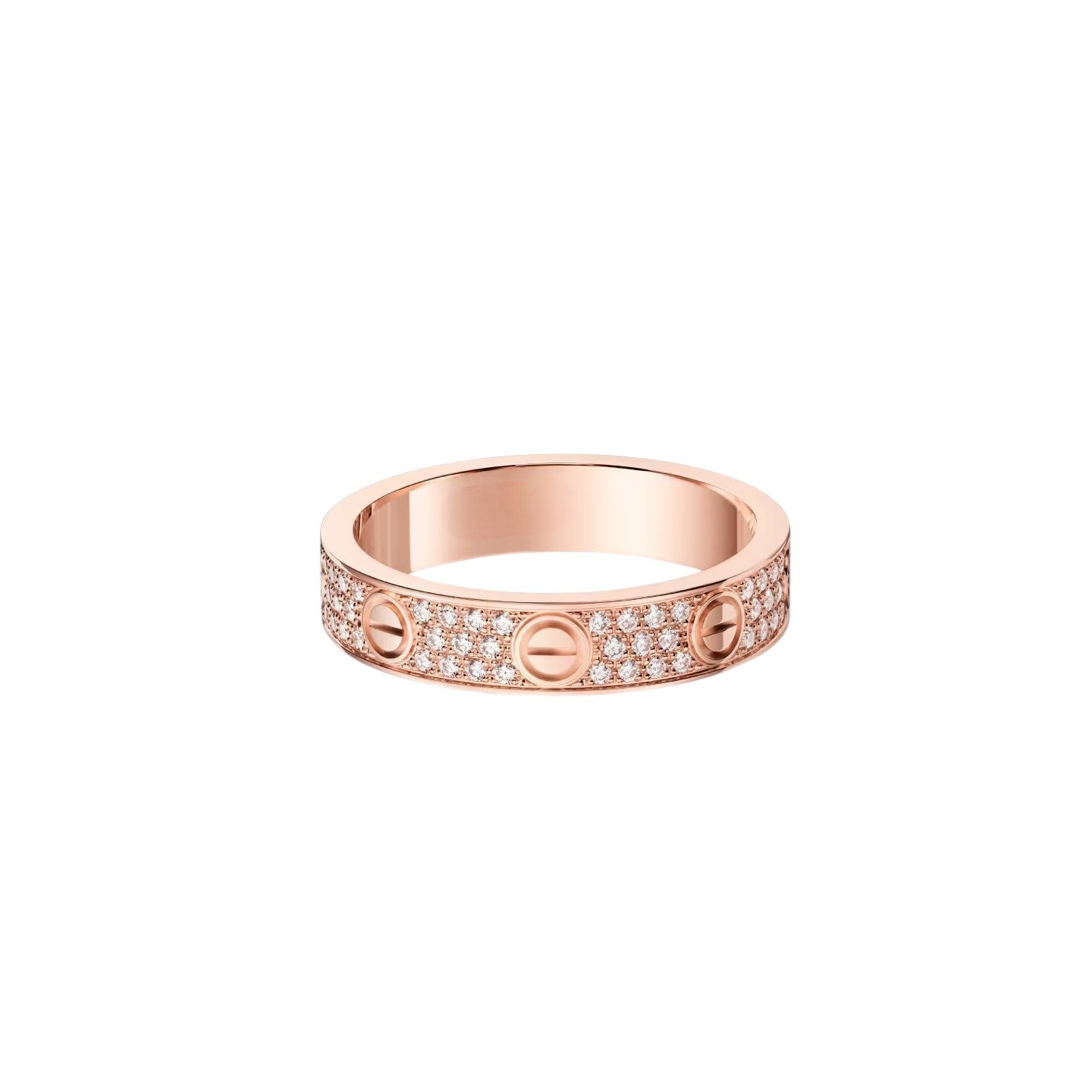 [Garvey]LOVE 4MM PAVÉ DIAMOND RING