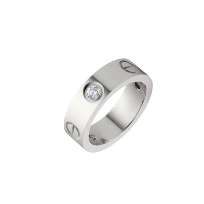 [Garvey]LOVE 5.5MM 3 DIAMONDS RING