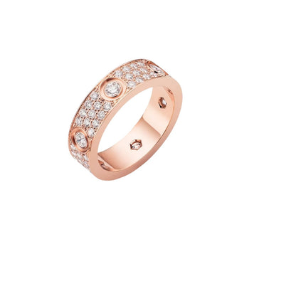 [Garvey]LOVE 5.5MM FULL-PAVÉ 6-DIAMOND RING