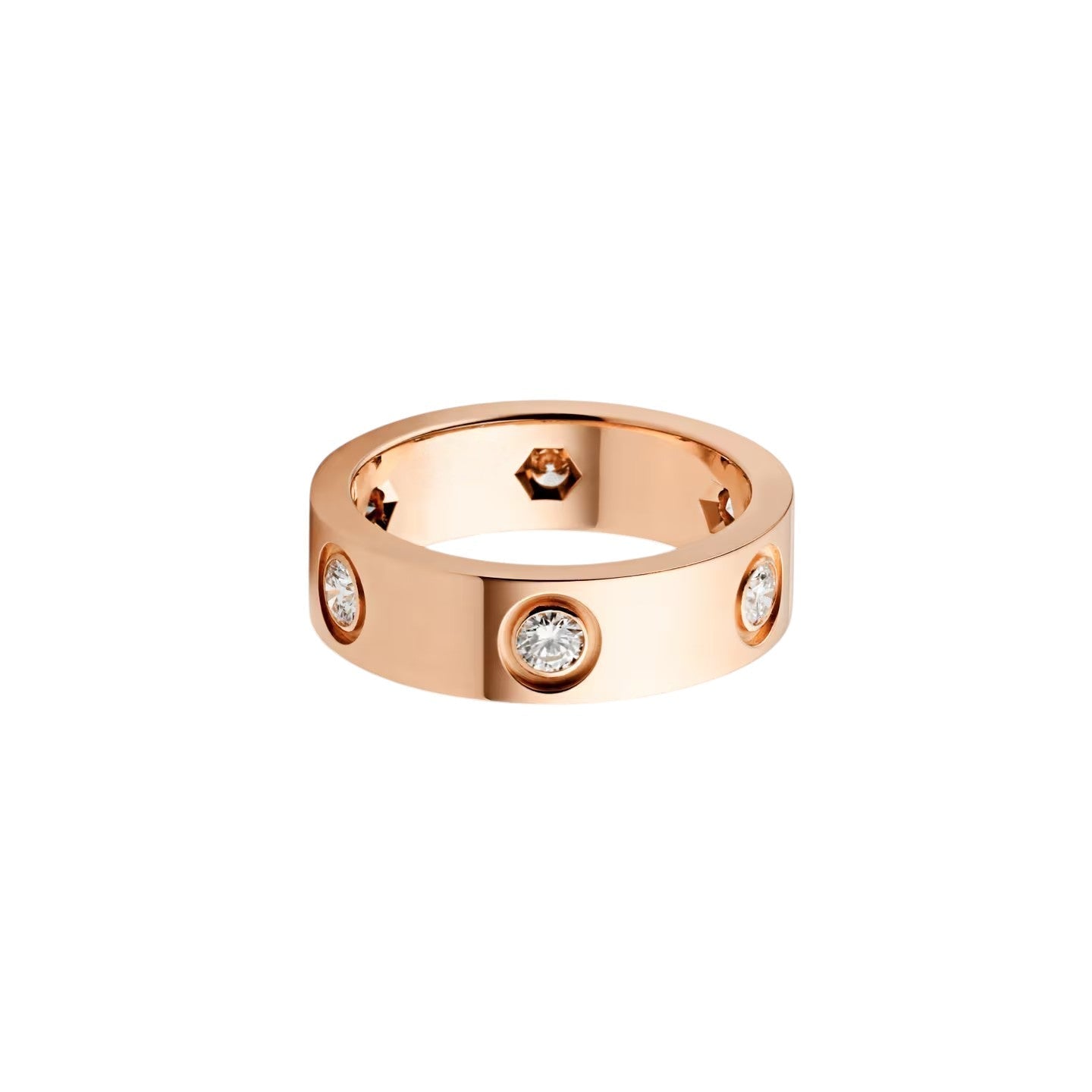 [Garvey]LOVE 5.5MM 6 DIAMONDS RING