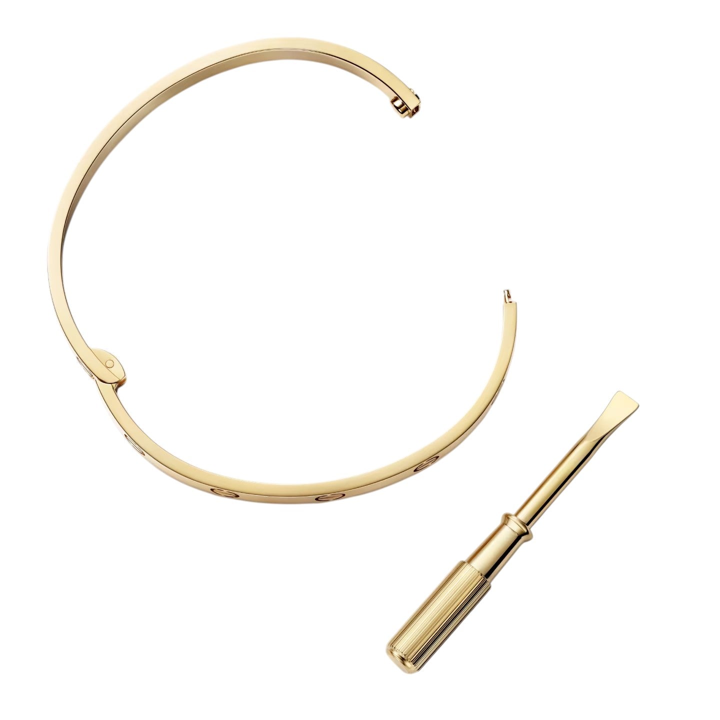 [Garvey]CLASSIC 6.1MM LOVE SINGLE-SCREW CLOSURE BANGLE