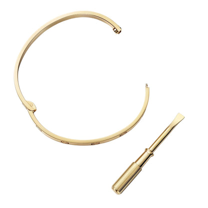 [Garvey]CLASSIC 6.1MM LOVE SINGLE-SCREW CLOSURE BANGLE