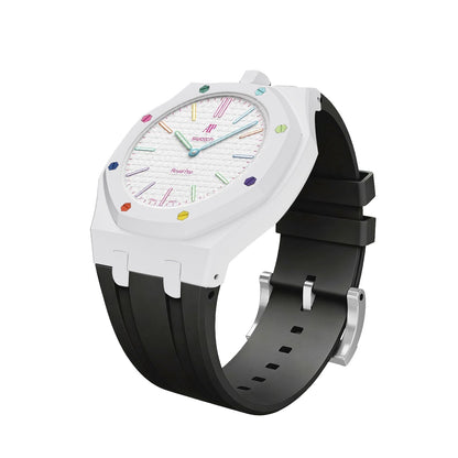 [Garvey]Royal Oak Pop Exclusive Bioceramic Case & Silicone Strap Mix Color