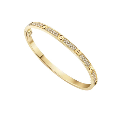 [Garvey]CLASSIC 3.65MM LOVE FULL PAVE BANGLE